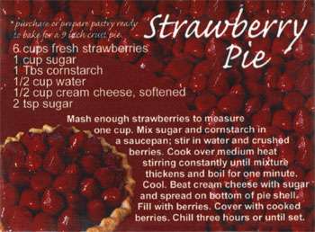 Baked Strawberry Pie Recipe