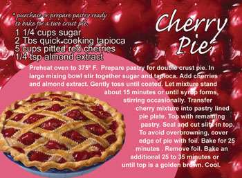 Baked Cherry Pie Recipe