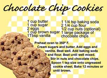 Baked Chocolate Chip Cookies Recipe